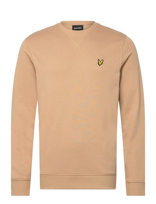 Se Lyle & Scott Crew Neck Sweatshirt Lyle & Scott Beige ved Booztlet