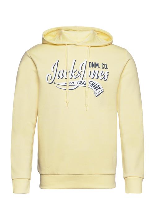 Se Jack & Jones Jjelogo Sweat Hood 2 Col 23/24 Noos Jack & J S Yellow ved Booztlet