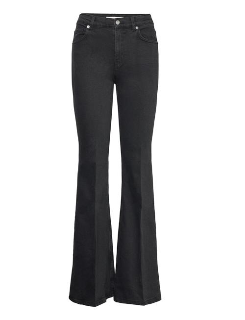 Se Mango High-Waist Flared Jeans Mango Grey ved Booztlet