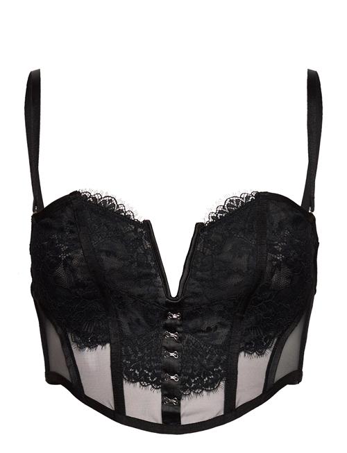 Se Hunkemöller Bella Corset Bustier Hunkemöller Black ved Booztlet