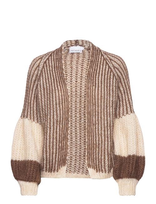 Se Noella Liana Knit Cardigan Noella Patterned ved Booztlet