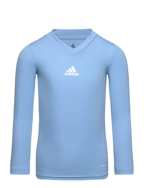 Se adidas Performance Team Base Tee Y Adidas Performance Blue ved Booztlet