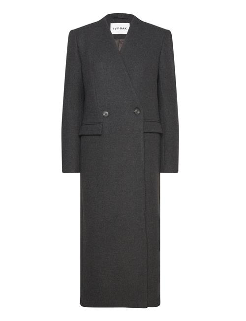 IVY OAK Collarless Coat IVY OAK Grey