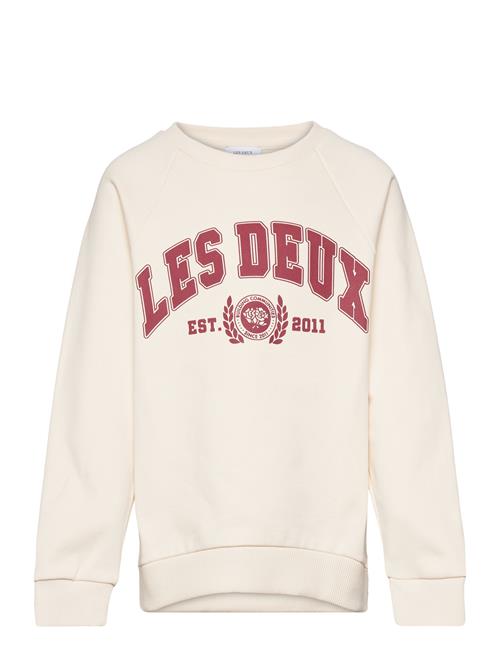 Se Les Deux University Sweatshirt Kids Les Deux Cream ved Booztlet