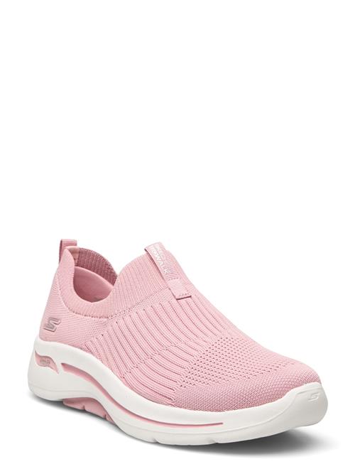 Skechers Womens Go Walk Arch Fit - Iconic Skechers Pink