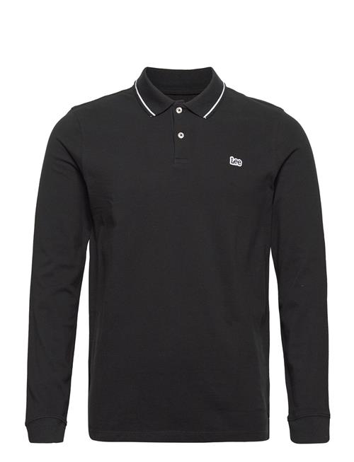 Ls Pique Polo Lee Jeans Black