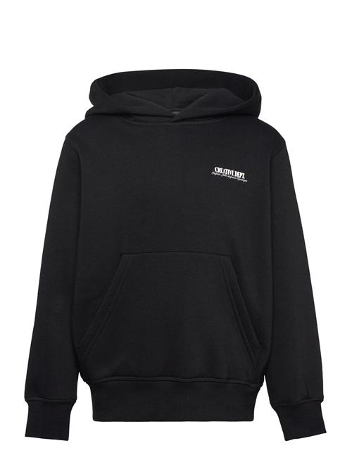 Jack & Jones Jorroxbury Back Sweat Hood Ln Jnr Jack & J S Black