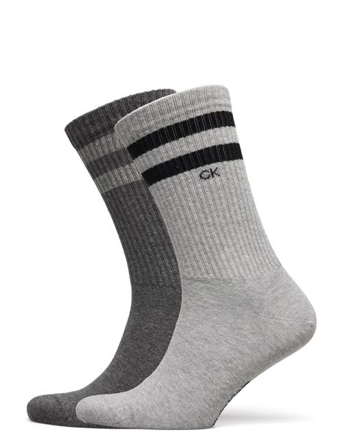 Calvin Klein Ck Men Sock 2P Stripes Calvin Klein Grey