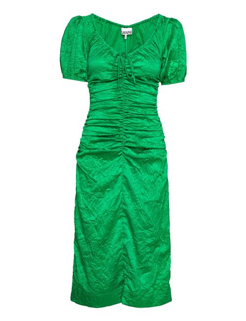 Ganni Crinkled Satin Ganni Green