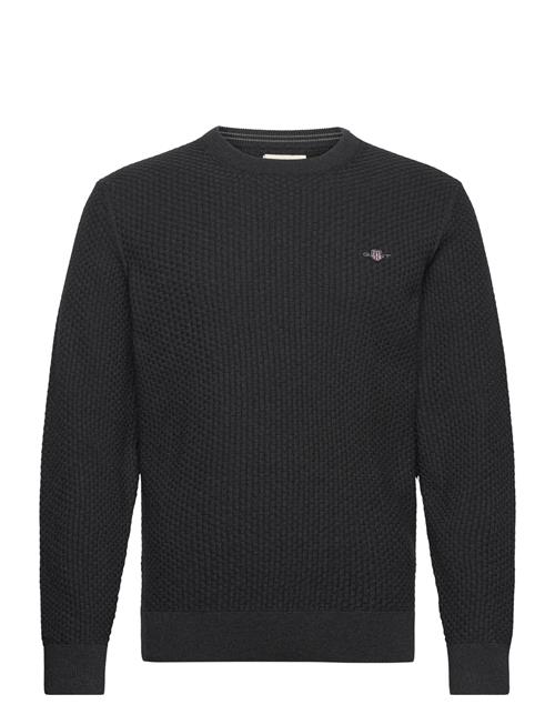 GANT Cotton Texture C-Neck GANT Navy