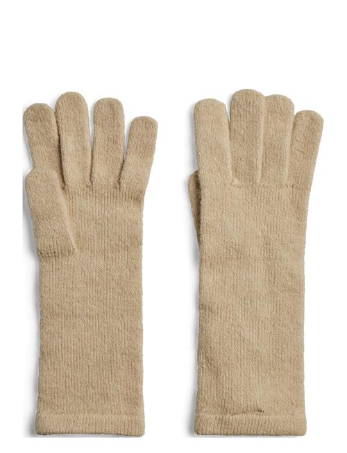 Pieces Pcfortuna Long Gloves Bc Pieces Beige