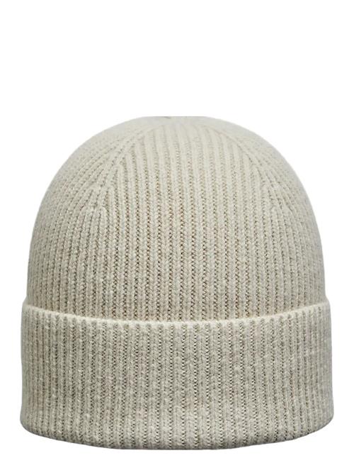 Slhmason Merino Wool Beanie Selected Cream