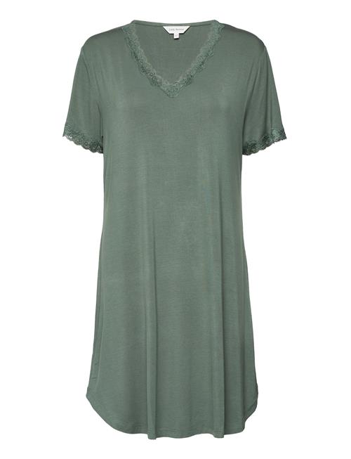 Bamboo - Nightdress With Short Slee Lady Avenue Green