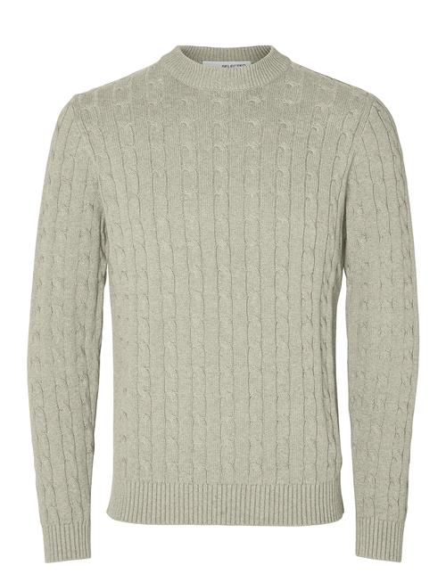 Selected Homme Slhryan Structure Crew Neck W Selected Homme Grey