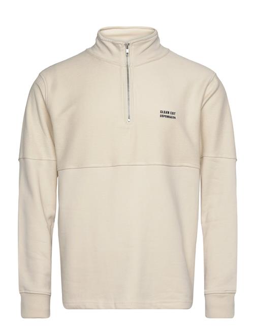 Clean Cut Copenhagen Elliot Half Zip Clean Cut Copenhagen Cream