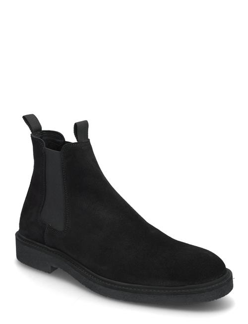 Se Bianco Biaerik Chelsea Boot Oily Suede Bianco Black ved Booztlet