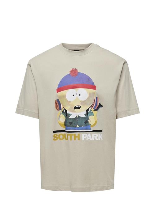 ONLY & SONS Onssouth Park Rlx Ss Tee ONLY & SONS Beige