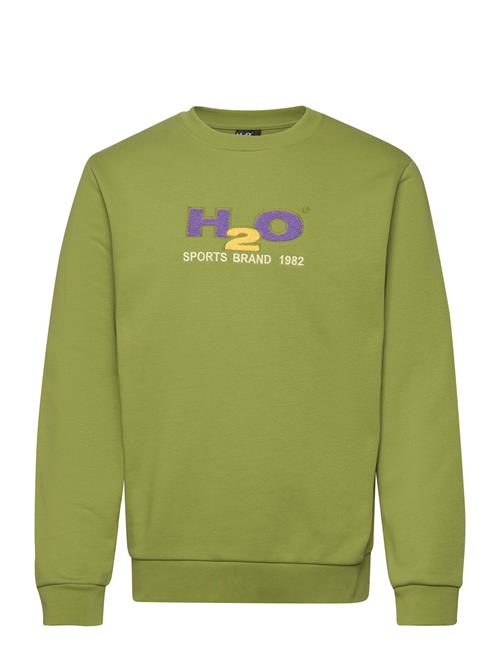 Se H2O Logo Sweat O'neck H2O Green ved Booztlet