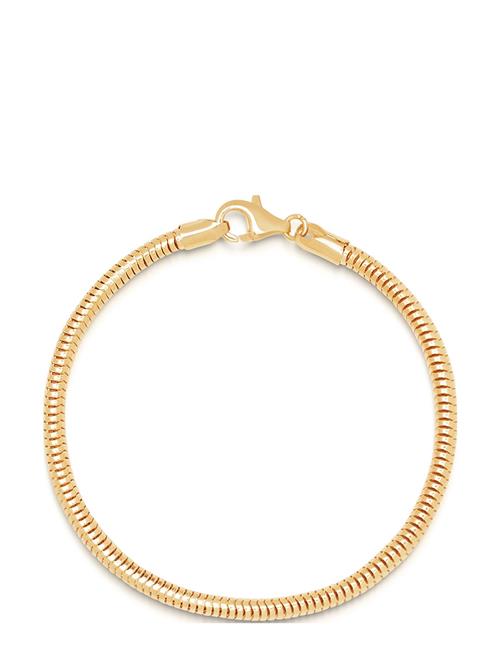 Se Nialaya Men's Gold Round Chain Bracelet Nialaya Gold ved Booztlet