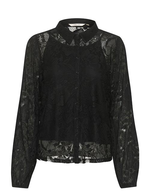 Cream Crkanni Lace Shirt Cream Black