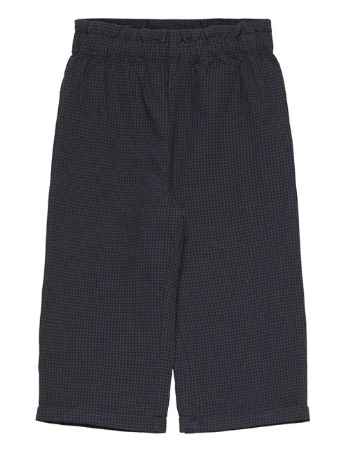 Se Mango Straight Checked Trousers Mango Navy ved Booztlet