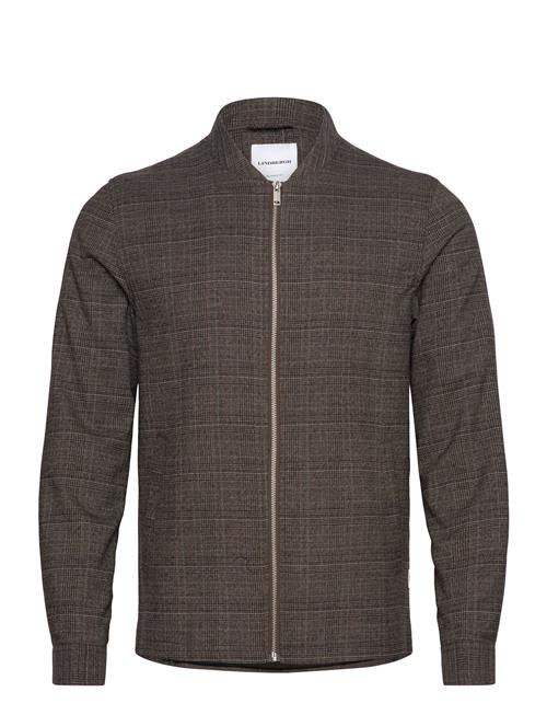 Lindbergh Checked Overshirt Lindbergh Brown