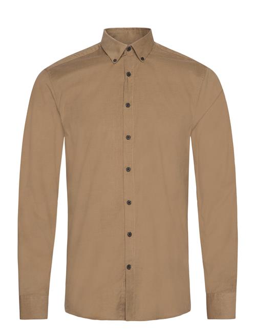 Lindbergh Fine Corduroy Shirt L/S Lindbergh Brown