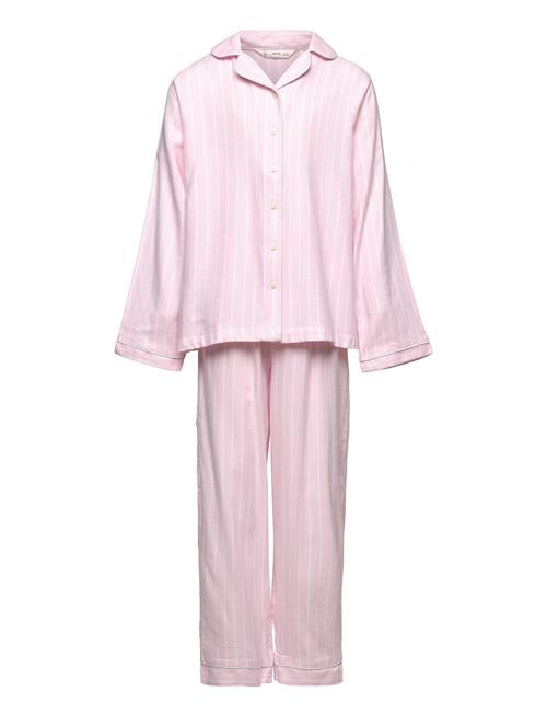 Mango Striped Long Pyjamas Mango Pink