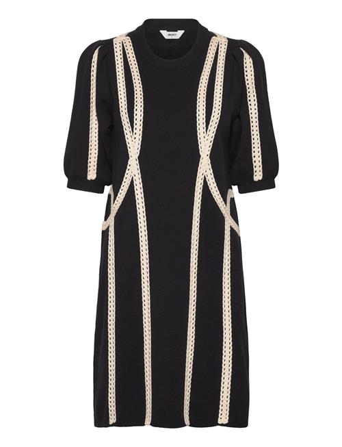 Objulla Knit 2/4 Lo Dress 134 Object Black