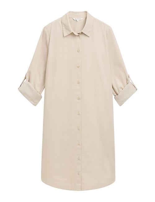 Tom Tailor Solid Corduroy Dress Tom Tailor Beige