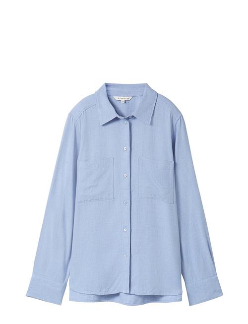 Cosy Melange Blouse Tom Tailor Blue