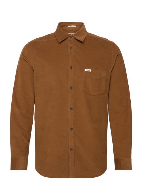 1 Pkt Corduroy Shirt Wrangler Brown