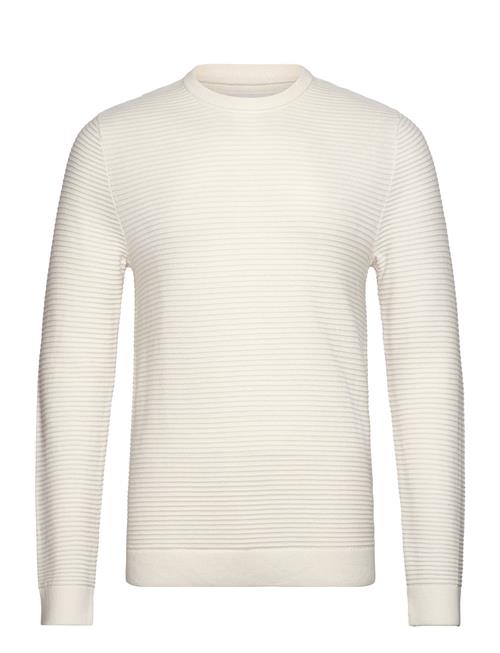 Se Jack & Jones Jjotto Knit Crew Neck Ln Jack & J S White ved Booztlet