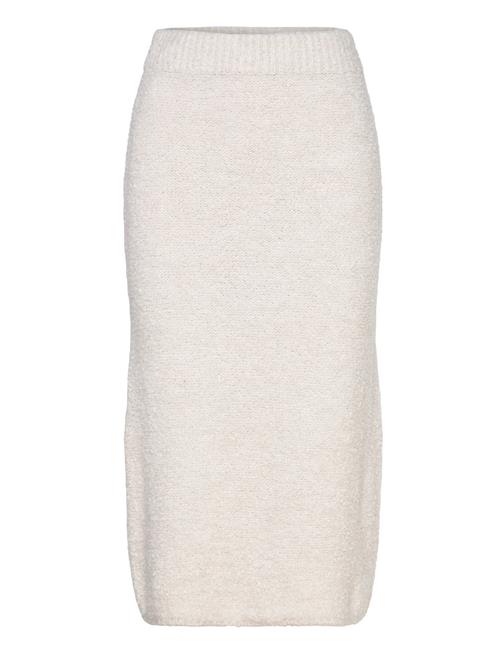 Object Objtolatya Knit Midi Skirt 135 Object White