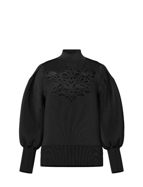 Se YAS Yasfiraz Ls Knit Pullover S. YAS Black ved Booztlet