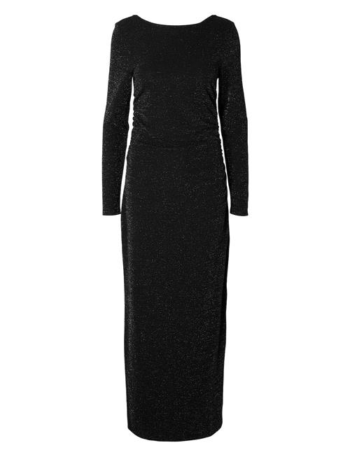 Selected Femme Slfmarwa Ls Deep Reversible Ankle Dress Selected Femme Black