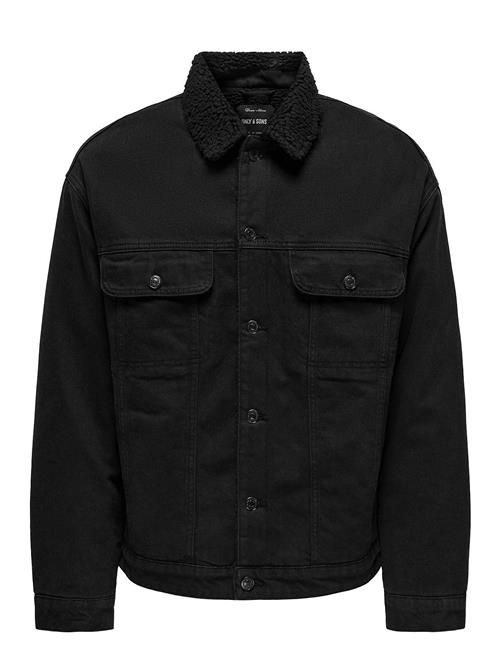 ONLY & SONS Onswilson Sherpa Blk 0971 Dnm Jacket ONLY & SONS Black