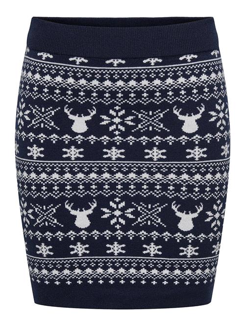 ONLY Onlxmas Winter Skirt Knt ONLY Navy