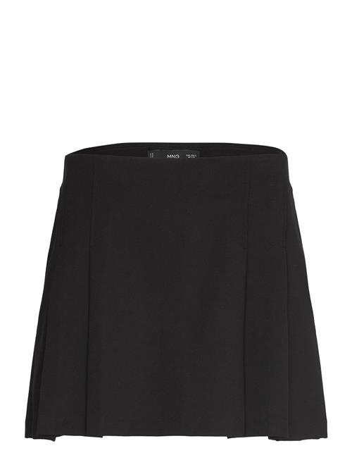 Mango Pleated Mini-Skirt Mango Black