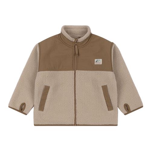 Se Konges Sløjd FLYNN FLEECE JACKET GRS TIGERS EYE | Gul | 5-6 years ved Babyshop