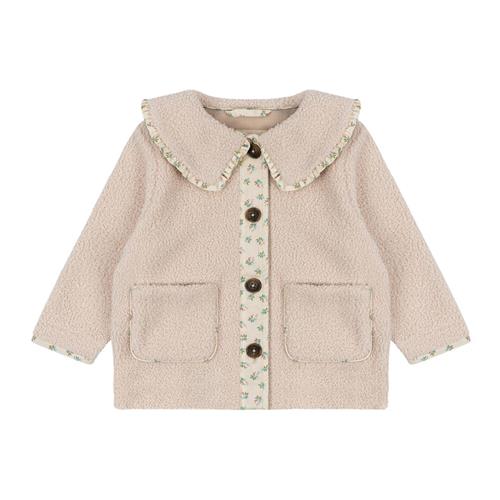 Konges Sløjd GRIZZ COLLAR JACKET GRS BRAZILIAN SAND | Brun | 2 years