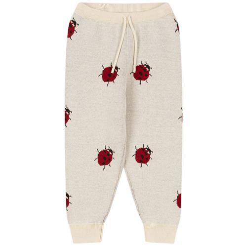 Se Konges Sløjd Lapis Knit Pants - Ladybug | Lyserød | 18 months ved Babyshop