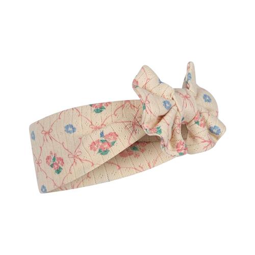 Se Konges Sløjd Minnie New Bambi Bonnet Gots - Fleur Decor | Hvid | 6-12 months ved Babyshop