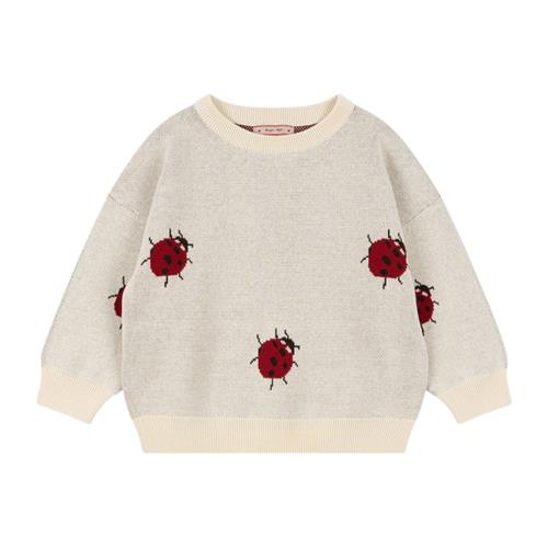 Konges Sløjd Lapis Knit Blouse - Ladybug | Lyserød | 12 months