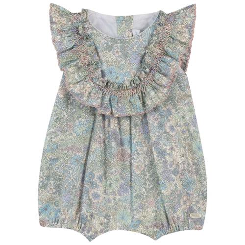 Se Tartine et Chocolat Blomstret Romper Blå | Blå | 18 months ved Babyshop