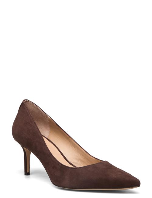 Se Lauren Ralph Lauren Lanette Suede Pump Lauren Ralph Lauren Brown ved Booztlet