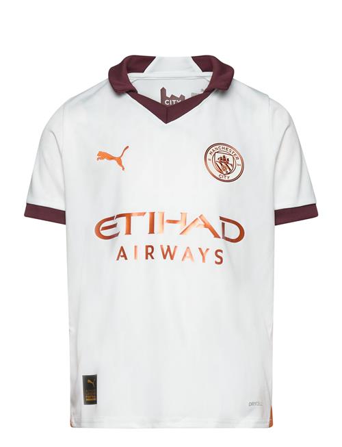 Se PUMA Manchester City Fc Away Jersey Replica Jr PUMA White ved Booztlet