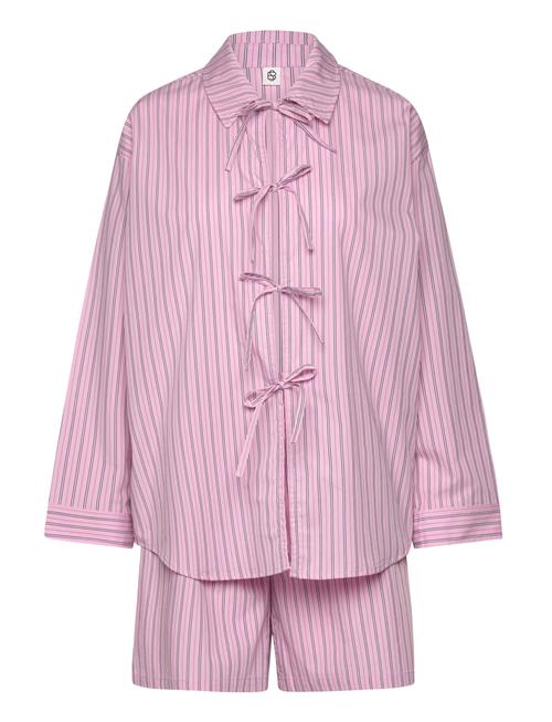 Becksöndergaard Stripel Set Shirt+Shorts Becksöndergaard Pink