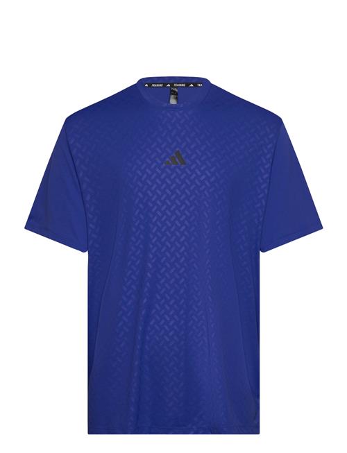 adidas Performance Adidas Power Workout Tee Adidas Performance Blue