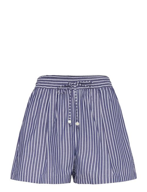 Se ALOHAS Esme Blue And White Stripe Shorts ALOHAS Blue ved Booztlet